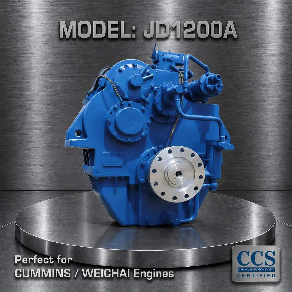 Hangzhou FADA Marine Gearbox JD1200A Transmission For Boat And Industrial Marine Engine