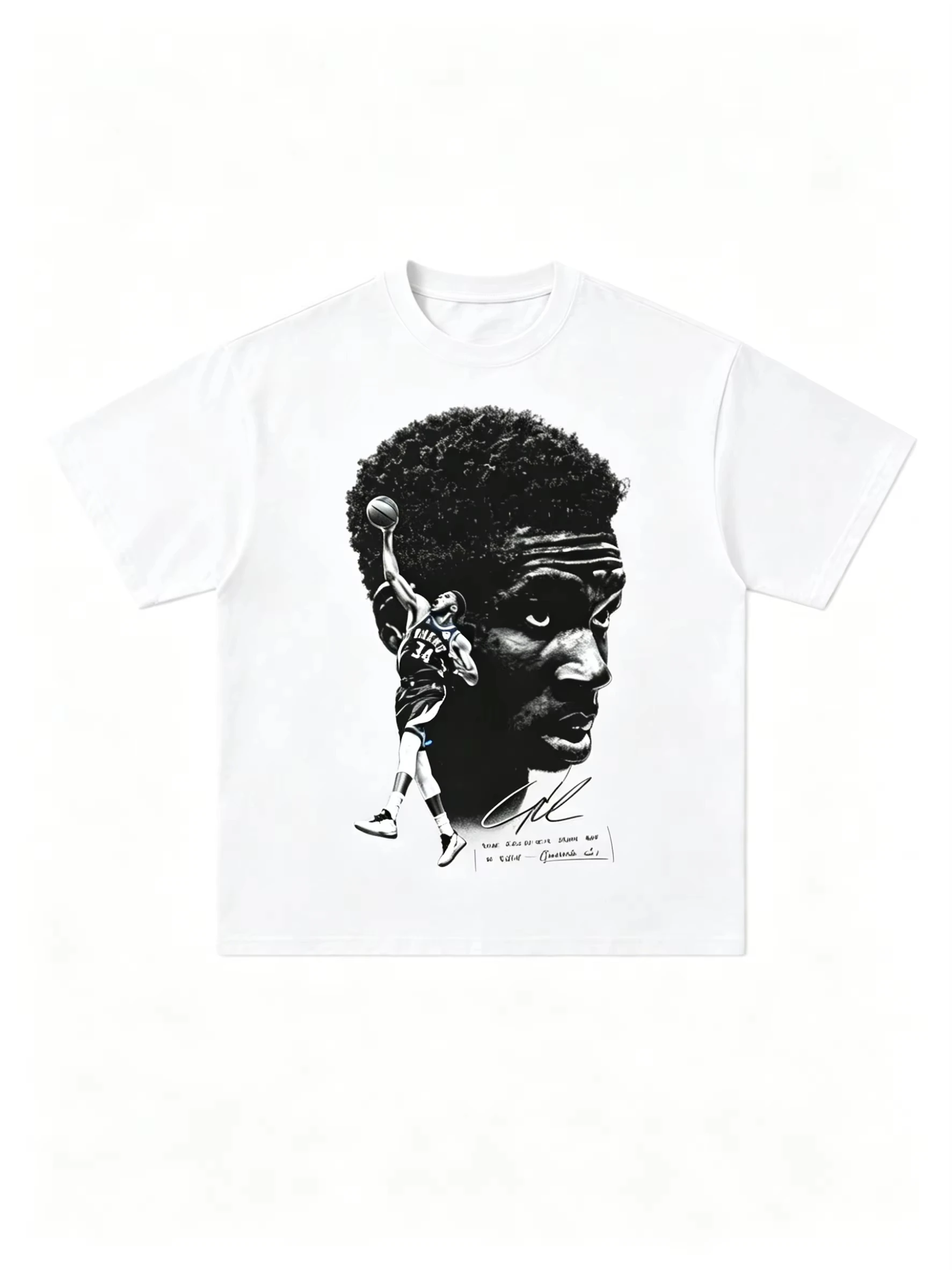 T-Shirt Basketball Player Dunk Graphic 2026 New Unisex His and Hers Retro Style Streetwear Casual Sports Fan Game Day Hooper Tee