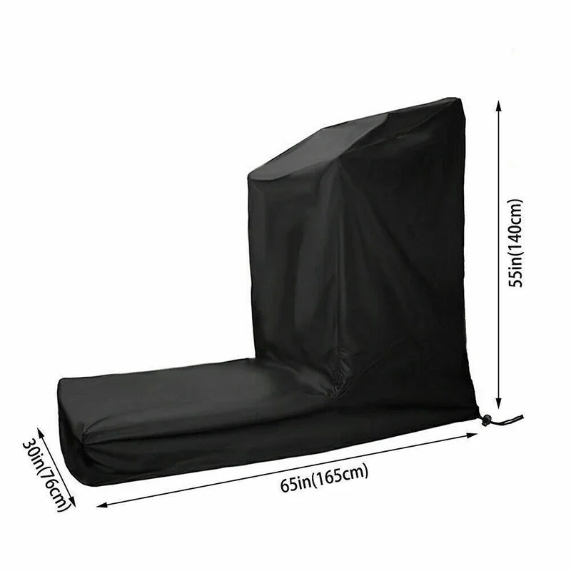 Black Waterproof Indoor Outdoor Treadmill Cover Running Jogging Machine Dustproof Shelter Protection All-Purpose Dust Covers