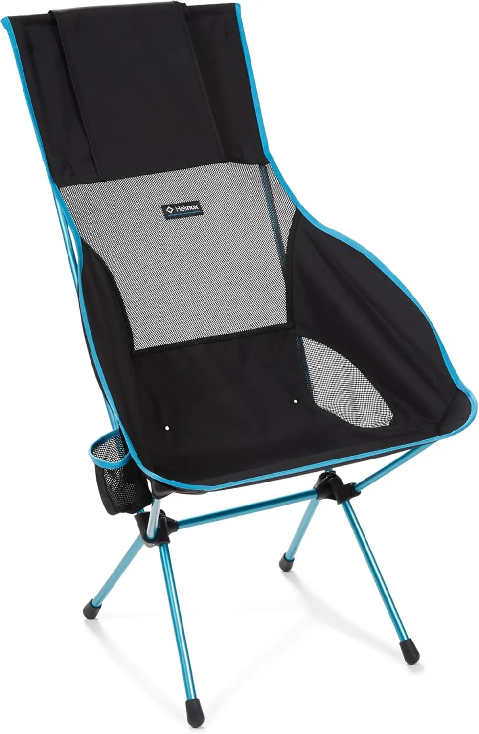 Savanna High-Back Collapsible Camp Chair, Black