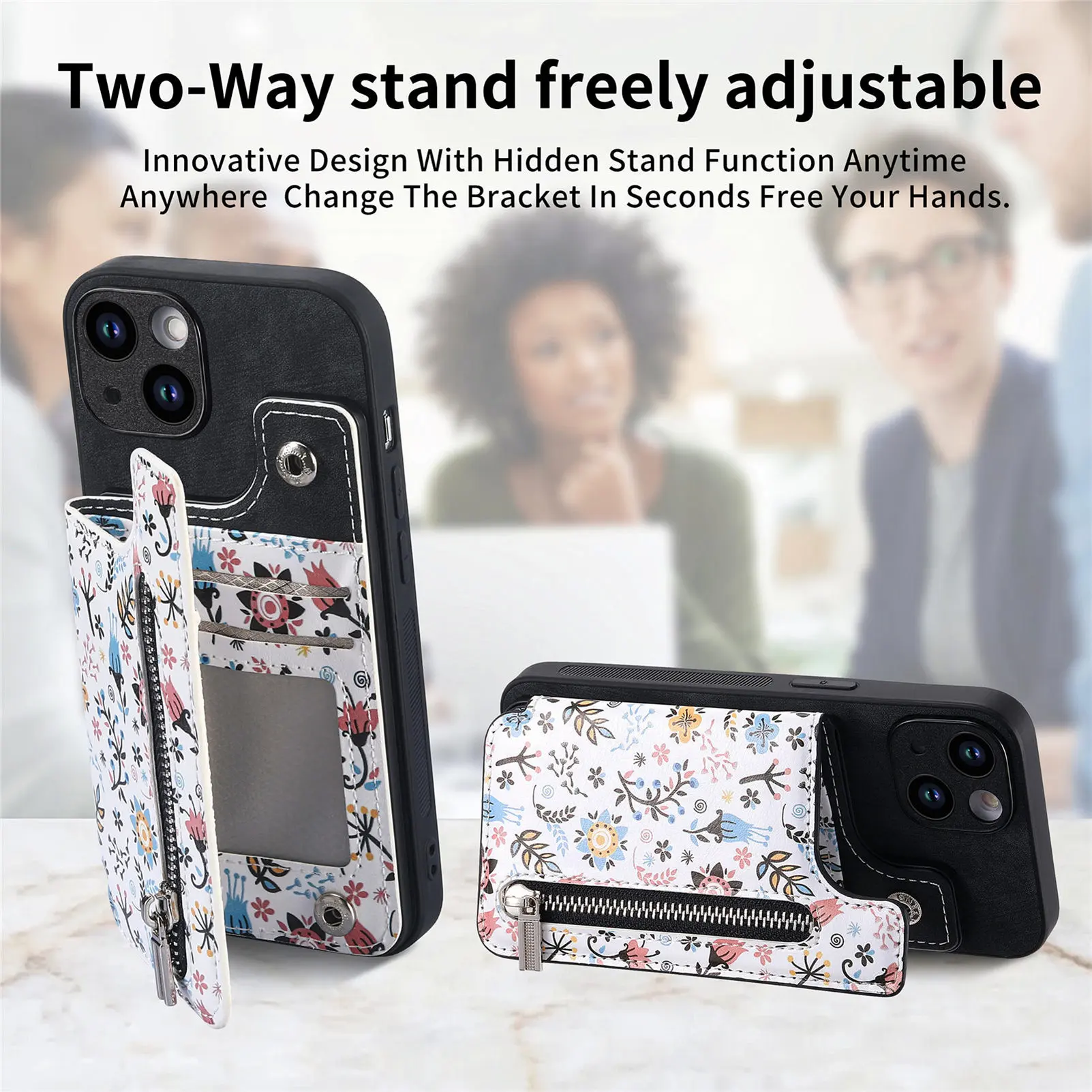 

Чехол-кошелек с блокировкой RFID для OPPO K13X K13 K12S K11X A97 A96 A80 A79 A78 A77S A76 A74 A72 Винтажная кожаная крышка с 4 картами