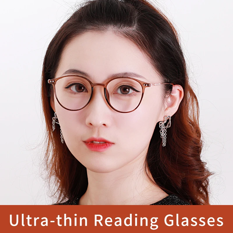 Anti Blue Ray Anti-fatigue Reading Glasses for Women, Magnifying Presbyopia Glasses, Ultral -thin Hard & Multi-coated lens