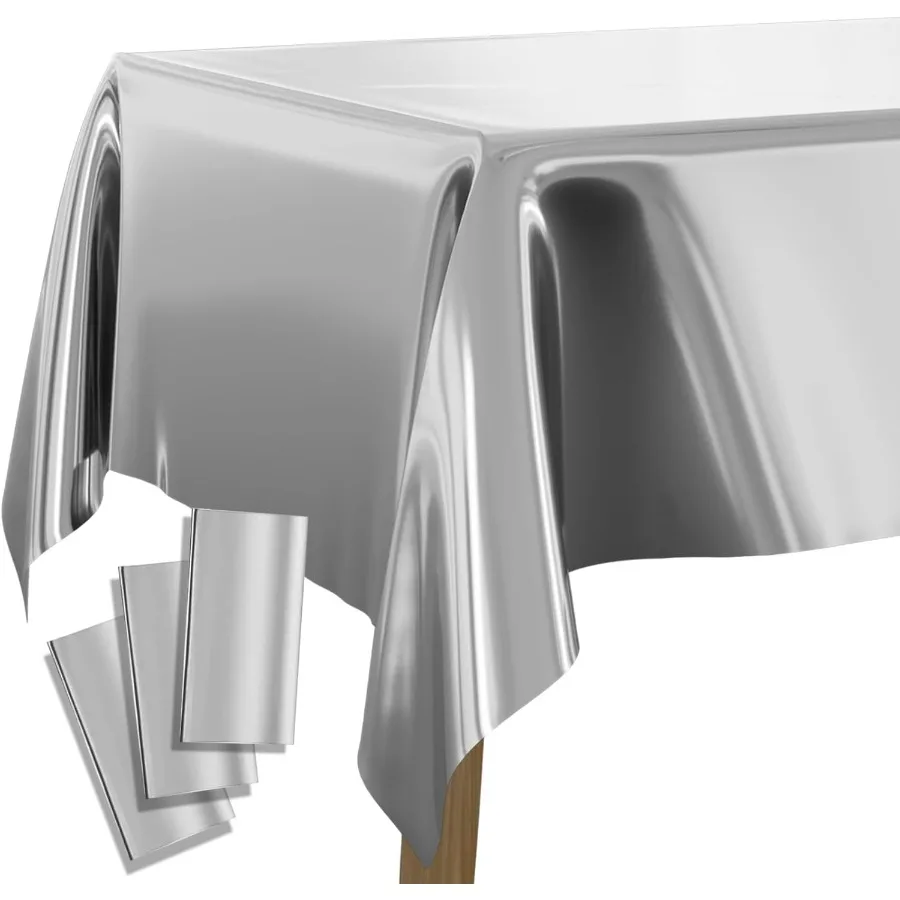 3 Pcs Silver Foil T…