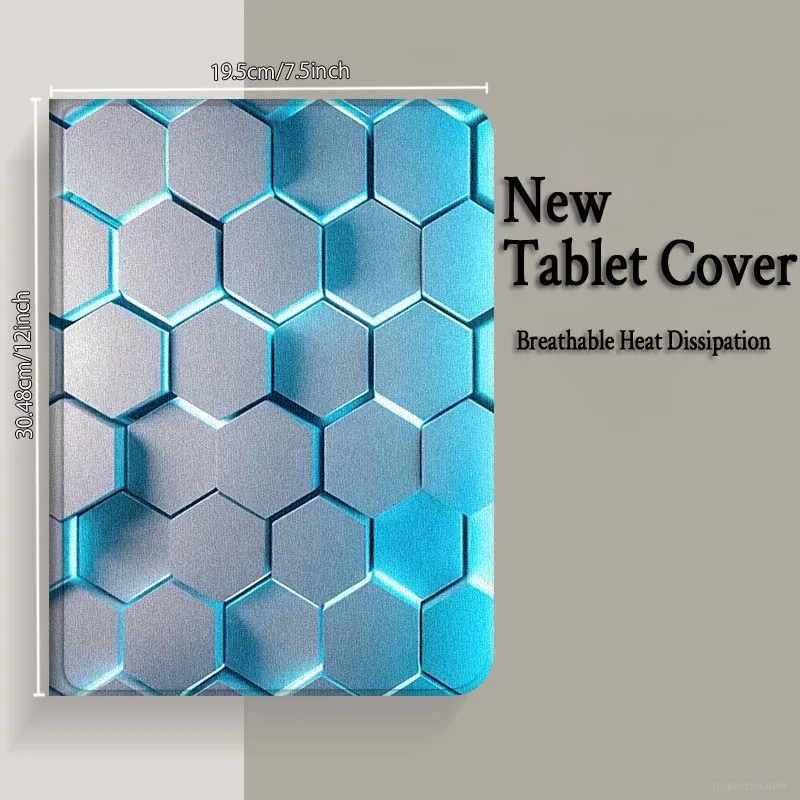 Carbon Fiber Glossy Luxury For iPad Pro Air Mini 2 3 4 5 6 7 7th 8th 9th 10th 11th 10.2 9.7 10.5 10.9 11 12.9 13 Tablet Case