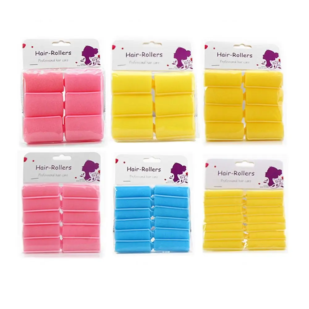 10pcs DIY Soft Sponge Curler Durable Hairproof Hair Tools Portable Multi-functional Hair Foam Rollers Women