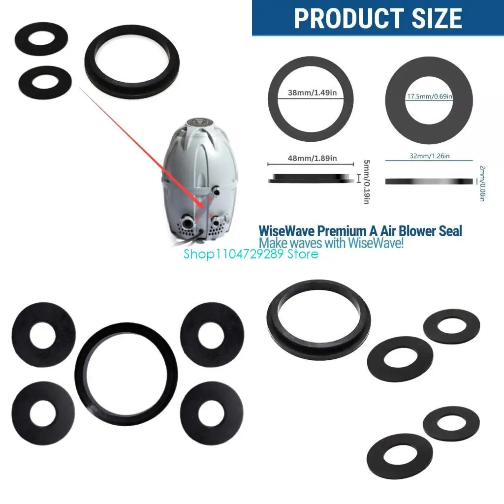 

D8KE Inflatable Hot Tubs Hearter Spa Connector A And B/C Sealing Washer Air Pumps Gasket Sealing Parts