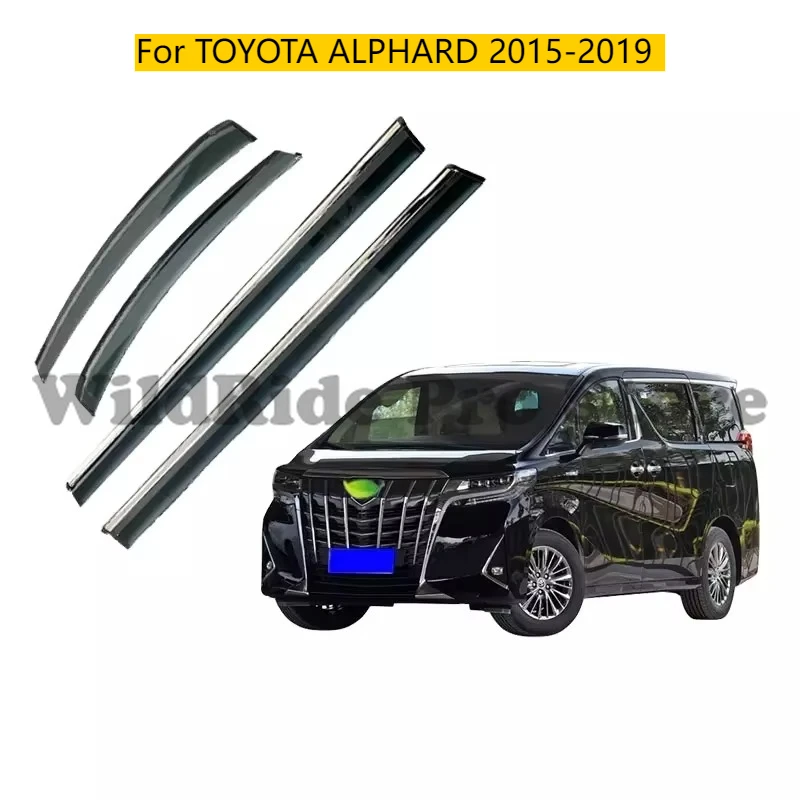 

Car Wind Deflectors for TOYOTA ALPHARD 2015-2019 Injection Window Vent Visor