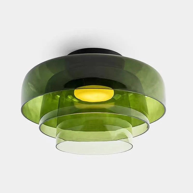 LEVELS Glass Ceiling light Nordic Luxury Glass Ceiling Chandelier for Restaurant bedroom Living Room led Colourful Ceiling lamp