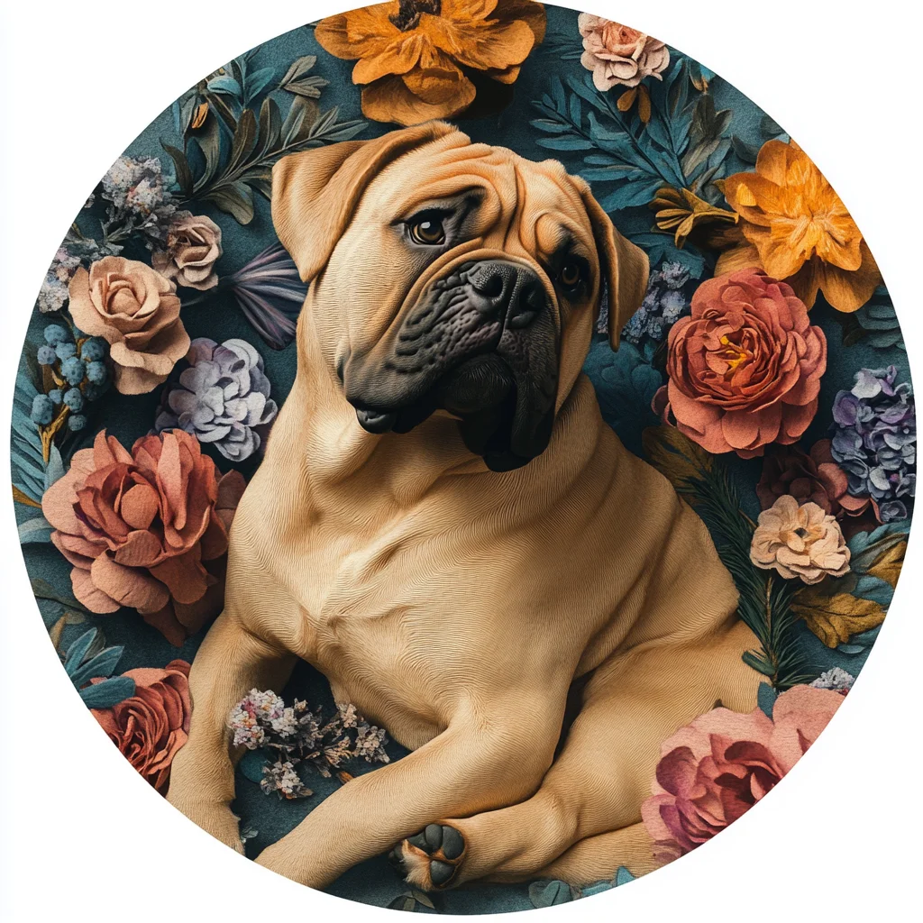 Premium Quality Circular Aluminum Pet Ornament | Durable Waterproof Decorative Painting for Outdoor Tributes