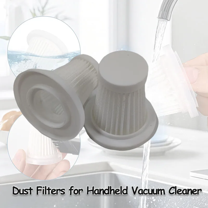 

2pcs Vacuum Filter Replacement Washable and Reusable Handheld Vacuum Filter for HEPA Filters Handheld Vacuum Cleaners
