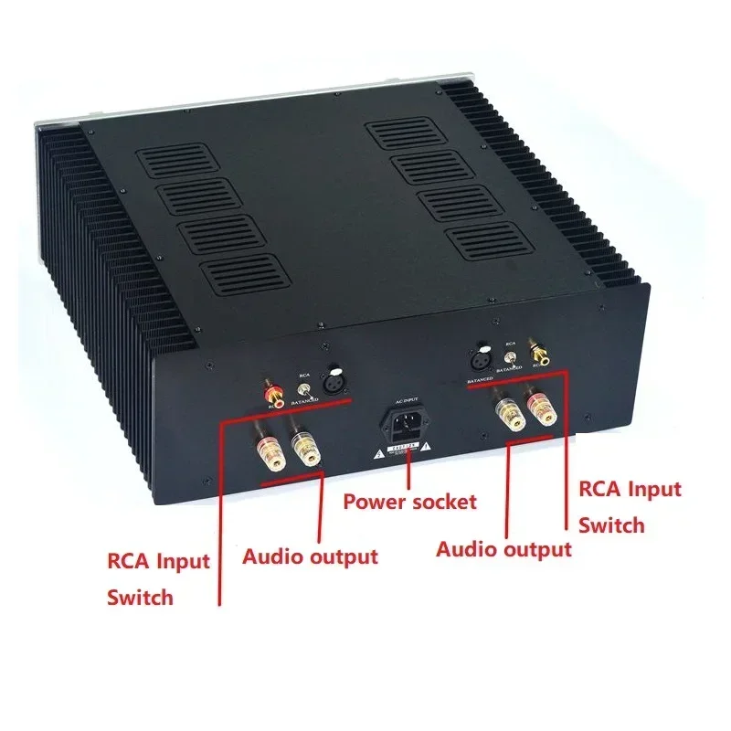 

Krell A100 Gold seal MJ15024 MJ15025 Pure Rear 300W Class A Class AB Balanced Input Dual Channel Hifi Home Audio Amplifier