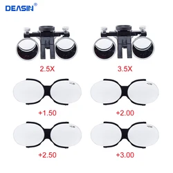 Dental accessories Spare parts LED Headlight Binocular Loupes 2.5X/3.5X 5W Surgical Headlamp Dentistry Magnifier