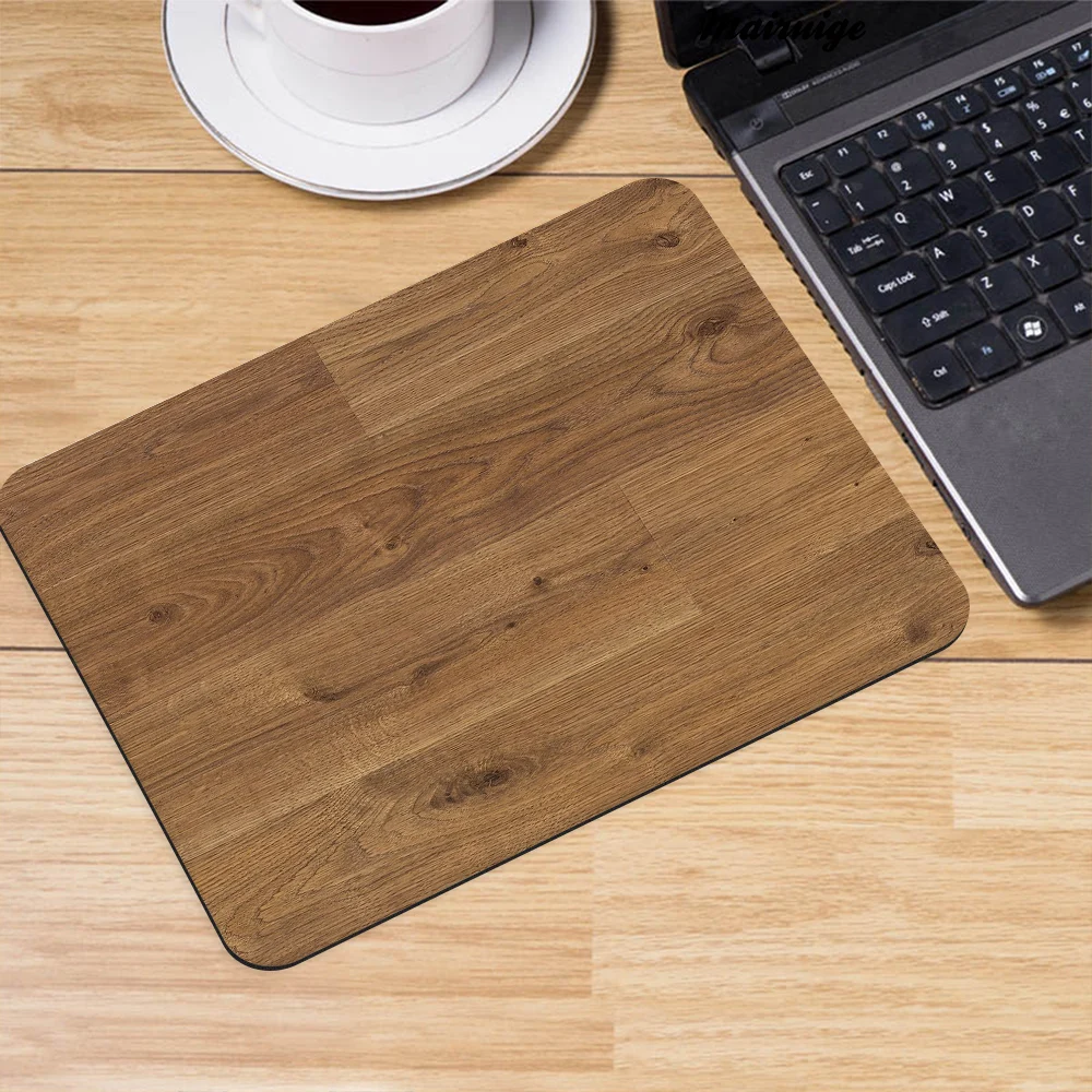 Oak Wood Texture Mouse Ped Keyboards Table for Pc Gaming Mouse Mat Laptop Gamer Carpet for Mouse Surface for Computer Mouse