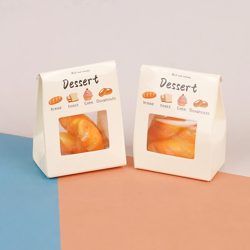 1 ensemble 1:12 scène de cuisine Miniature décor à la maison jouets pour enfants Dim Sum modèle maison de poupée pain en sachet Dessert nourriture poupée accessoires