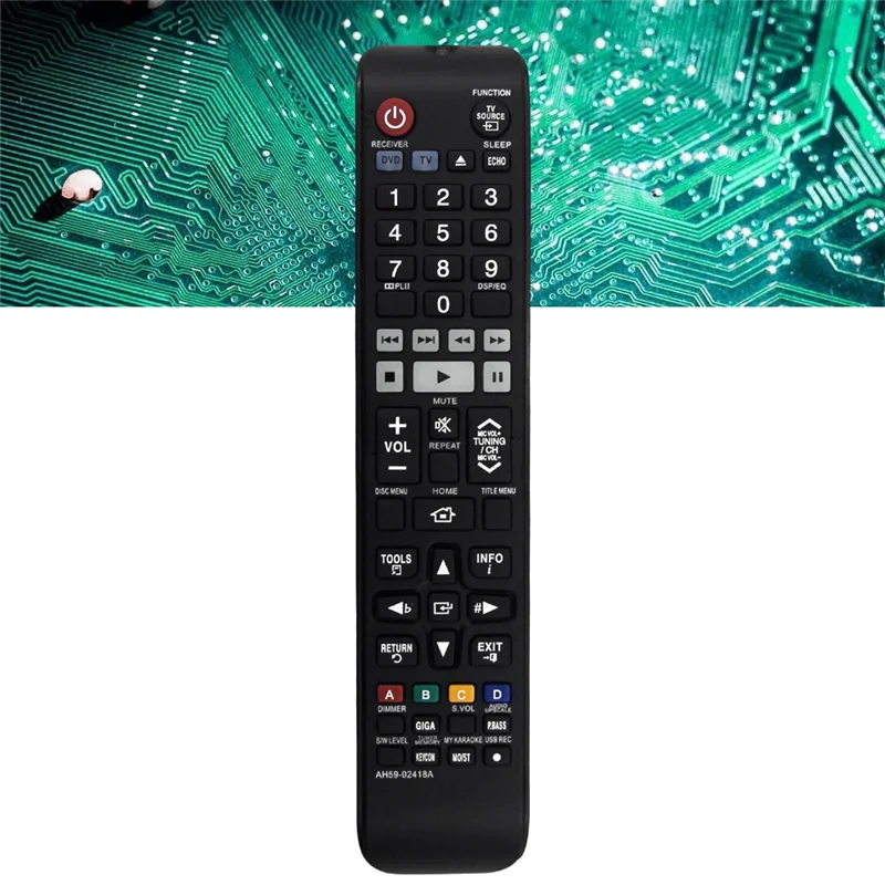 FEDI-استبدال AH59-02418A جهاز التحكم عن بعد لنظام المسرح المنزلي HT-E450K HT-E550K/ZD E453K HT-E453HK HT-E445K