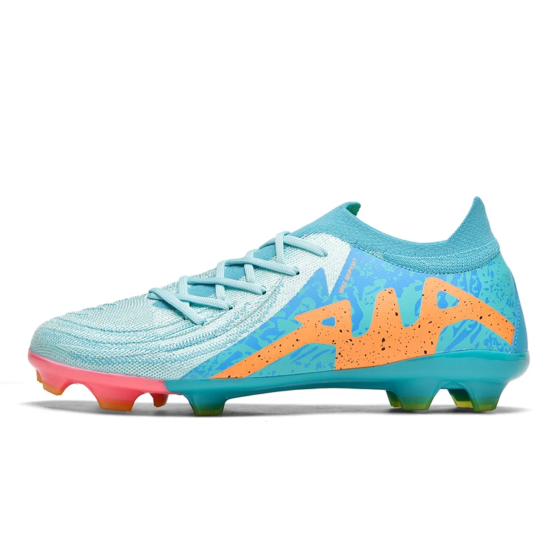 

Long Spikes T22 High Quality Mens Soccer Shoes Boys FG Football Boots Training Sport Sneakers Filed Football Shoes eur 35-45