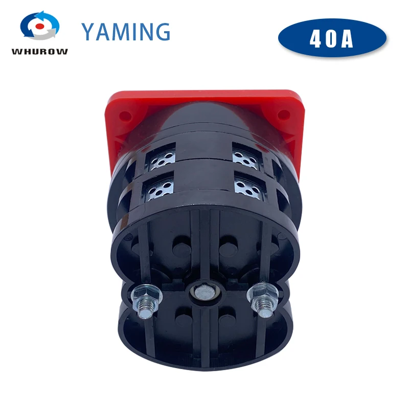 40A 7.5kw 380V Two/Three Positions Universal Rotary Cam Changeover Switch Silver Contact HZ5-40/7.5 L02 L03 M08