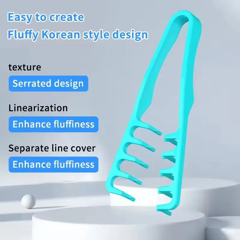 1/2/5Pc Comb Hair Volumizing ABS Plastic Fluffy Textured Styling Tool for Normal Hair Natural Looking Hair Root Lifting Coverage