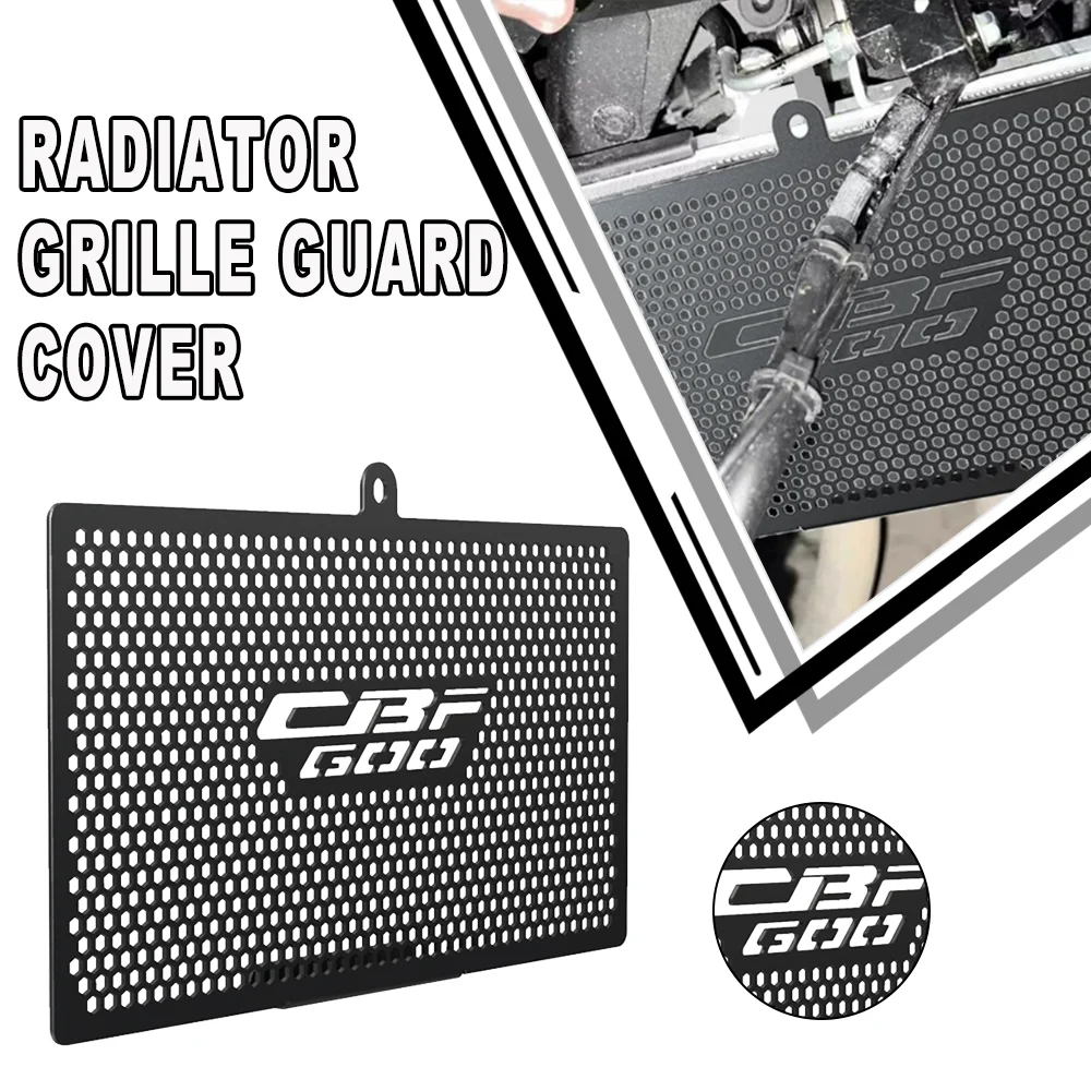 

For Honda CBF600 CBF 600 600 CBF Hornet 2004 2005 2006 2007 Motorcycle Radiator Grille Guard Cover Water Tank Protection Guard