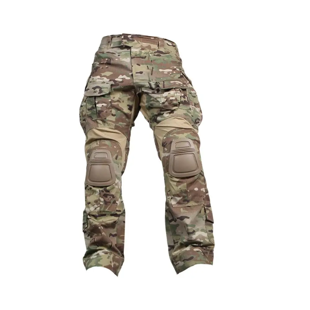 Emersongear G3 Tactical Combat Uniform Sets Camouflage Suits Mens Outdoor Wargame Hunting Training Shirt Pants MulitCam