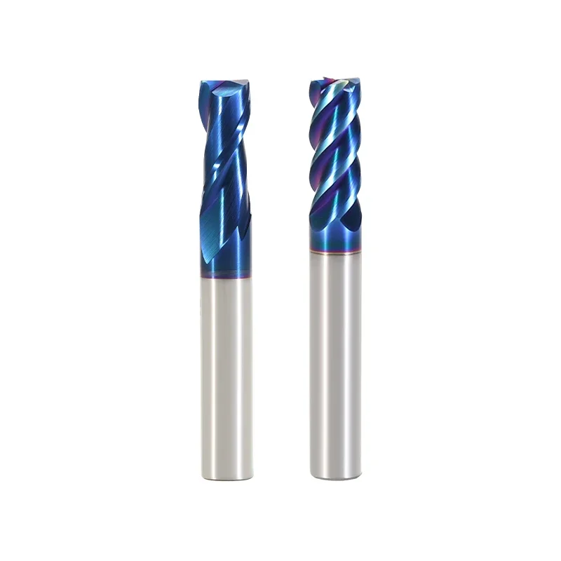 RIGTIP HRC65 Carbide End Mill 2/4 Flutes Milling Cutter Alloy Coating Tungsten Steel Cutting Tool CNC Maching Endmill 1-20mm