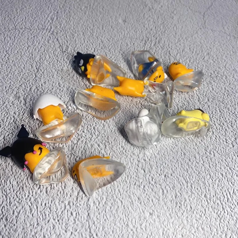 ญี่ปุ่น Gashapon ของเล่นแคปซูล Gudetamas บนถ้วย Dressup รุ่นการ์ตูนอุปกรณ์ต่อพ่วงของเล่น