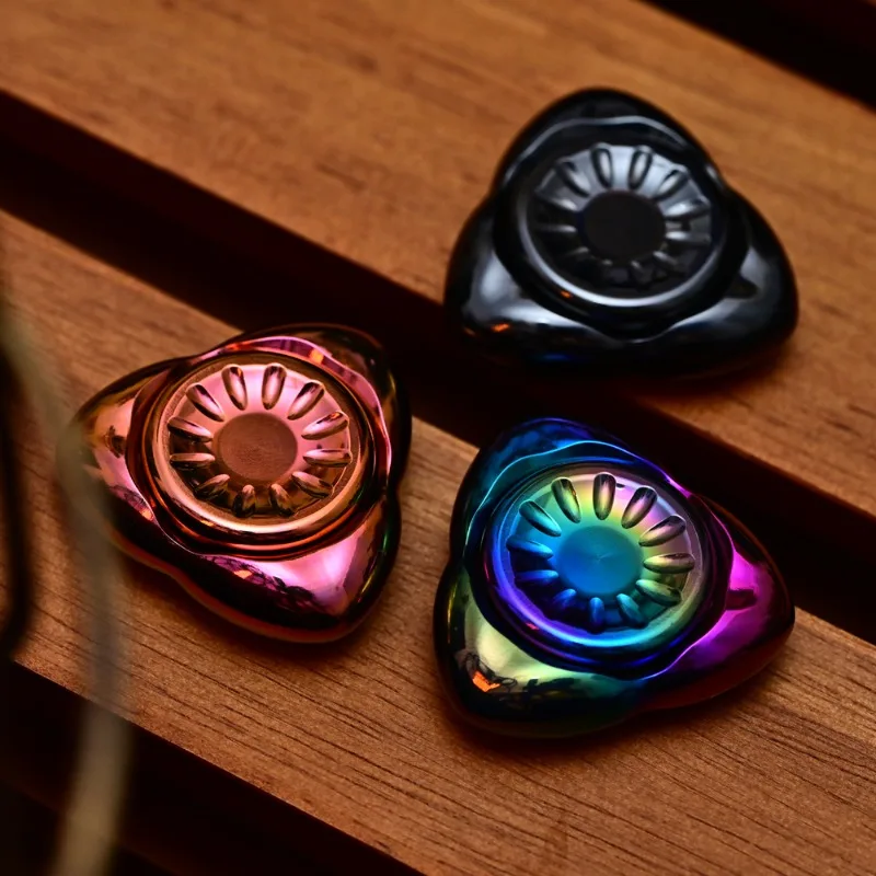 Seiko Intelligent Manufacturing EDC Sugar Pack Drie pagina's Smooth Feel Mechanisch Metaal Fidget Spinner Decompressiespeelgoed