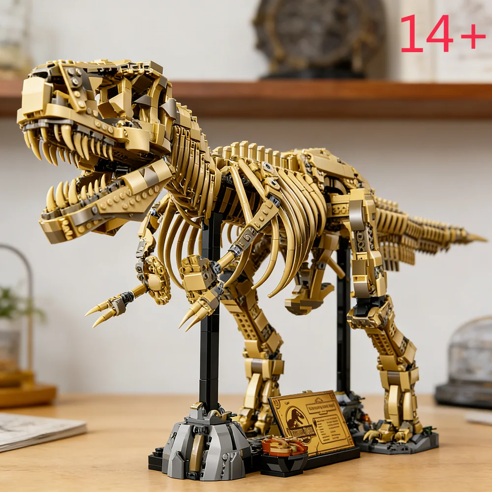 

new2026 Dinosaur T-Rex Fossils New 76968 Tyrannosaurus Rex Building Blocks Dinosaur World Park Toys for Kids Boys Birthday Gifts