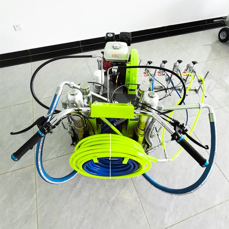 Self Propelled Two-Component Airless Cold Paint Thermoplastic Road Marker Marking Machine Spray Type