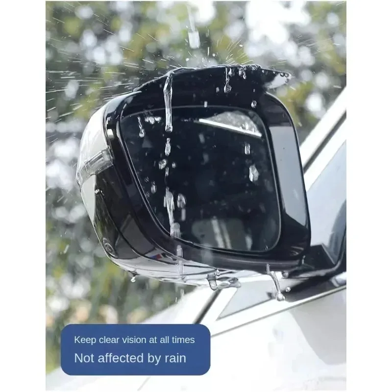 

Car Rearview Mirror Universal Rain Eyebrow Carbon Fiber Pattern Car Rain Shield Reversing Mirror Rain Cover Car Accessorie 2PCS