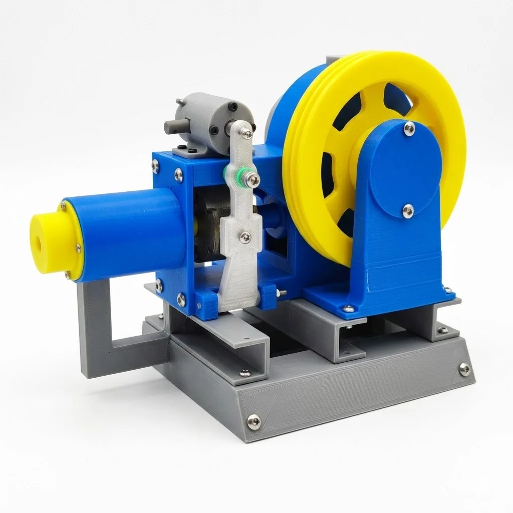 3D Printing Elevator Traction Machine Model Lift Parts