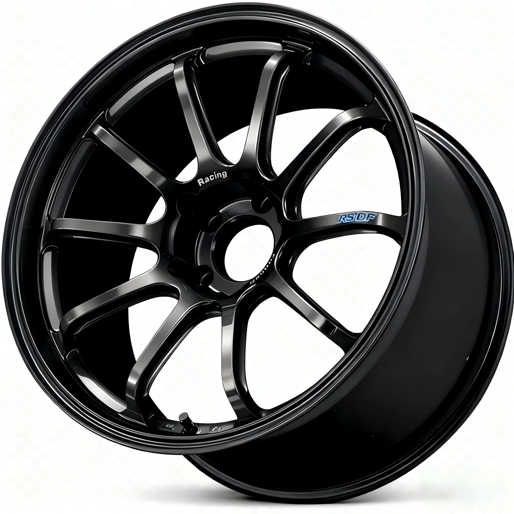 Hyper Black Forged Wheels Racing Lightweight 17-22 Inch 5x114.3 5x100 JDM Style Rims Fit For Sport Compact Cars
