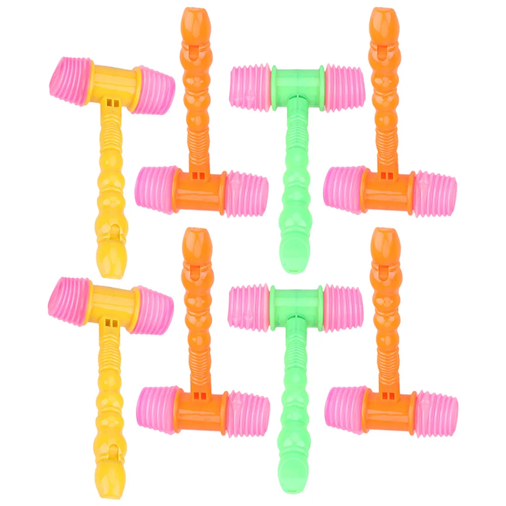 8 قطع مطرقة صار للأطفال بلاستيكية صغيرة خفيفة الوزن تفاعلية قصف أطفال حفلة ألعوبة مطرقة أطفال #2