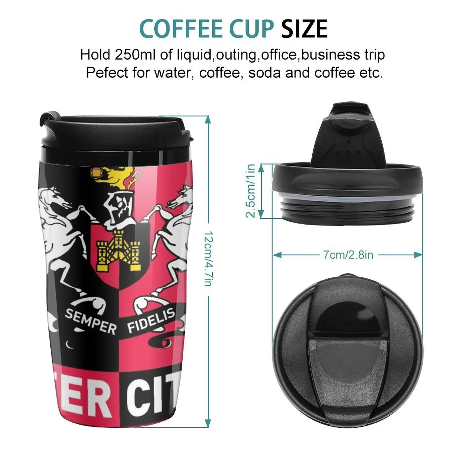 New Exeter City FC Travel Coffee Mug Tea Cup Coffee Cups Cups Of Coffee Butterfly Cup