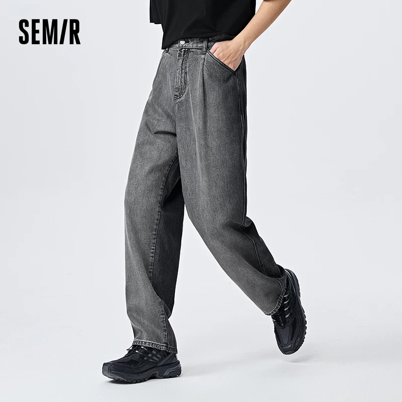 Semir Pants 2024 Summer New Fashion Retro Street Comfort Cool Relaxed Straight Leg Pants