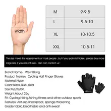 Half finger cycling gloves for men and women #6