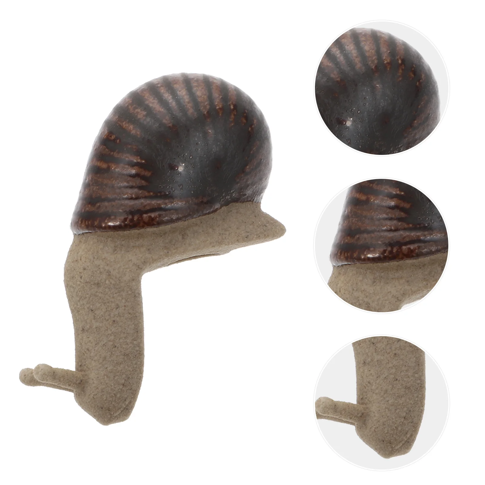 

1Pcs Snail Decorative Garden Ornament Ceramic Mini Snail Plant Decoration Flowerpot Landscaping Miniature Landscape Accessory