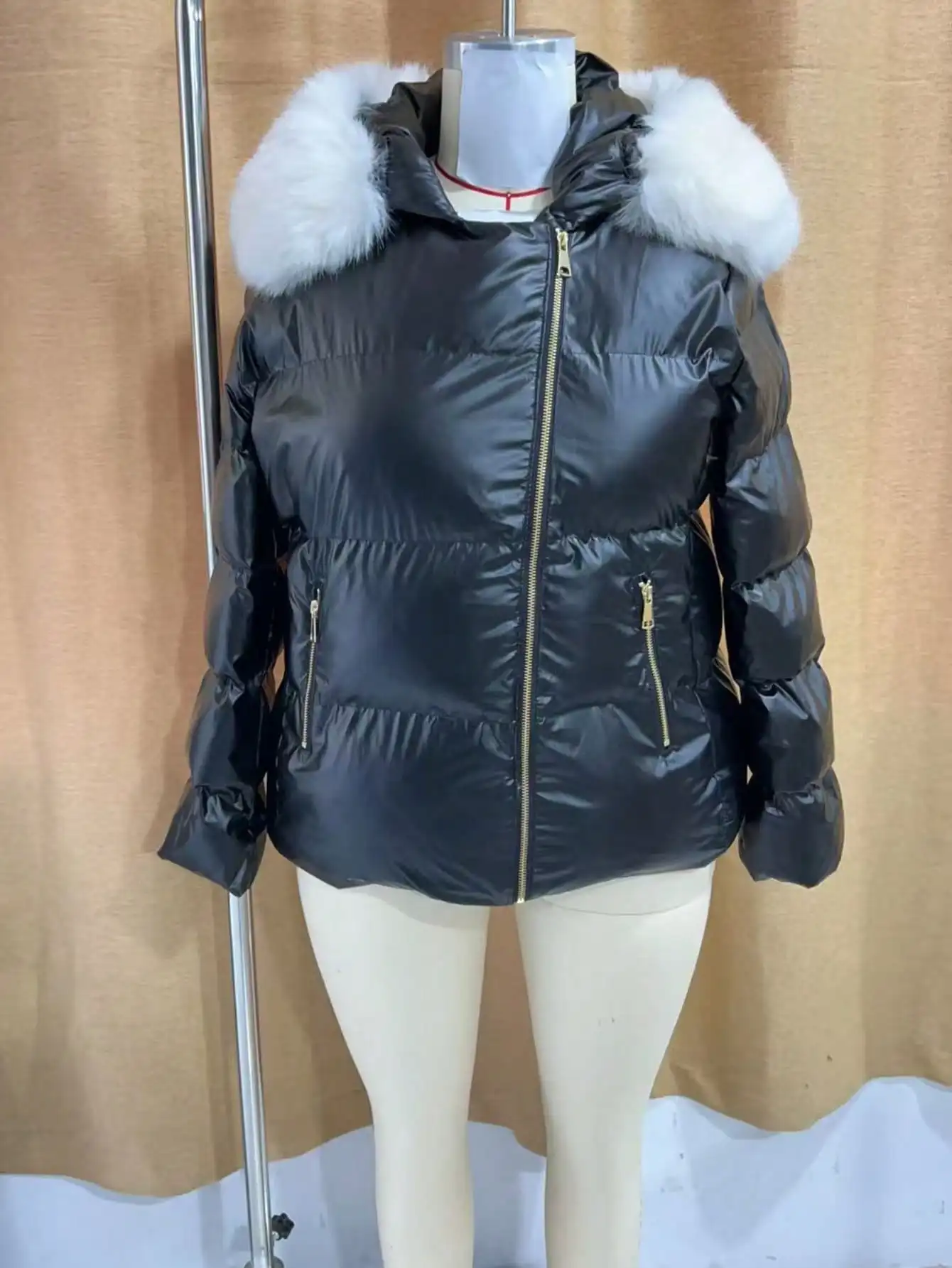 

Autumn and Winter Large Size Fashionable Casual Warm and Cold-Proof Jacket