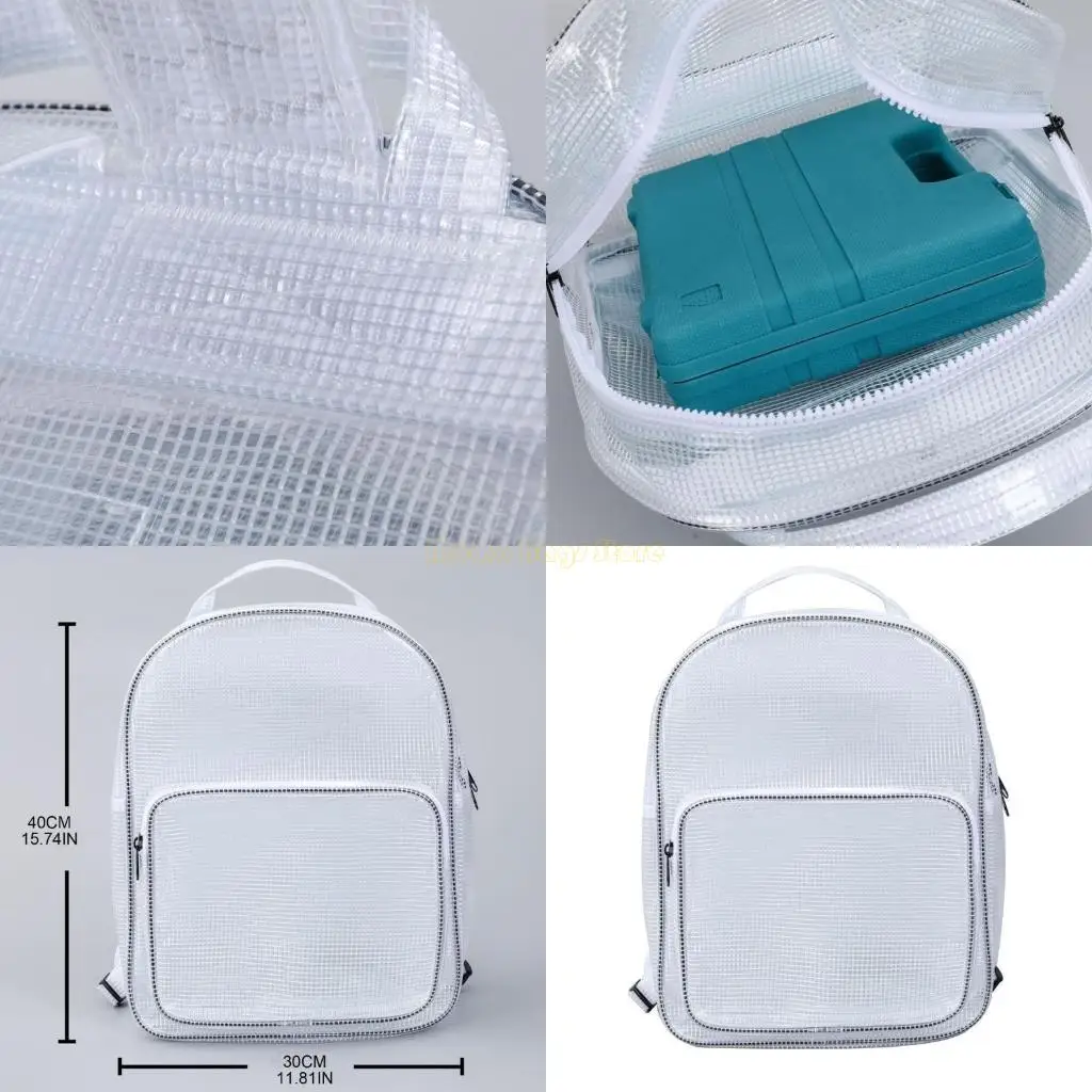 

X90d Workplace Clear Backpack School Book Bagb Прозрачная ПВХ антистатическая сумка