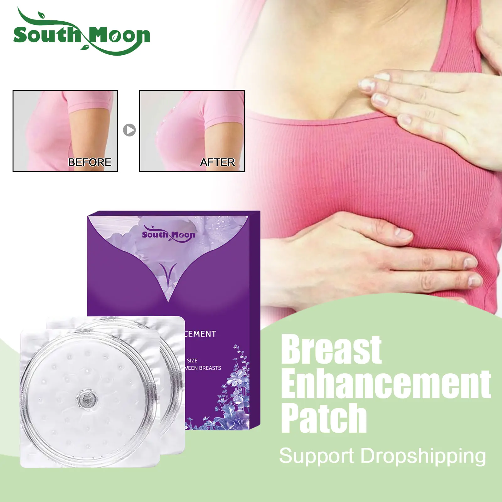 

Breast Enhancement Patch Nourish Anti Sagging Increase Bust Size Promote Bigger Boobs Firming Lifting Chest Enlargement Stickers