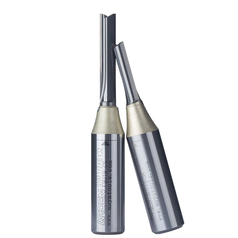 Arden TCT 2 الناي مستقيم راوتر بت النجارة ArdenCutter التشذيب راوتر بت 1/2 بوصة عرقوب أدوات النقش الخشبية باستخدام الحاسب الآلي