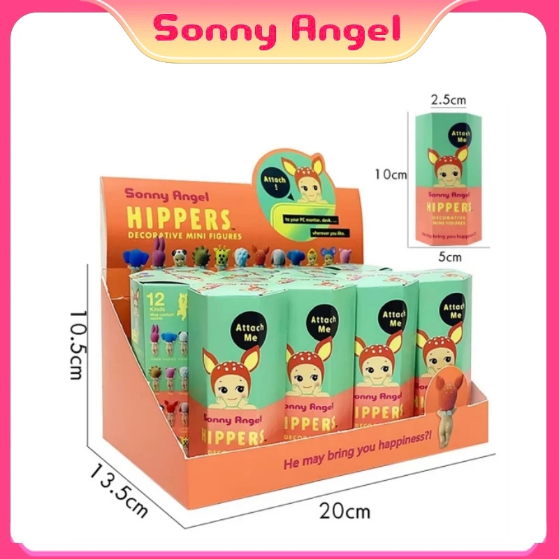 

Sonny Angel Blind Box Looking Back Serie Lying Down Hippers Action Figures Cute Mysterious Anime Doll Children Christmas Gifts