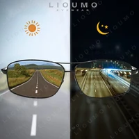 LIOUMO gafas de sol fotocromáticas superiores para hombres y mujeres, gafas camaleón polarizadas, gafas de conducción, gafas de sol antideslumbrantes zonnebril heren