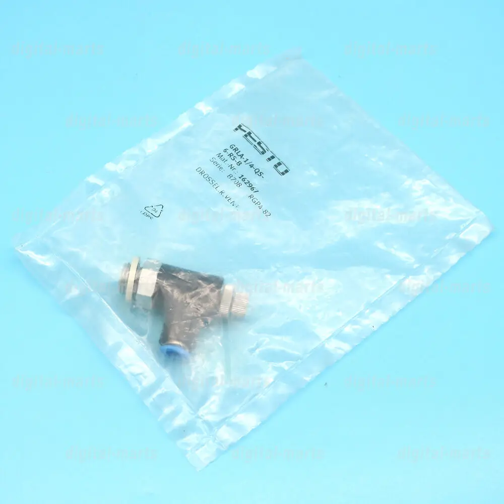 one New FESTO Regulating Valve GRLA-1/4-QS-6-RS-B spot stocks