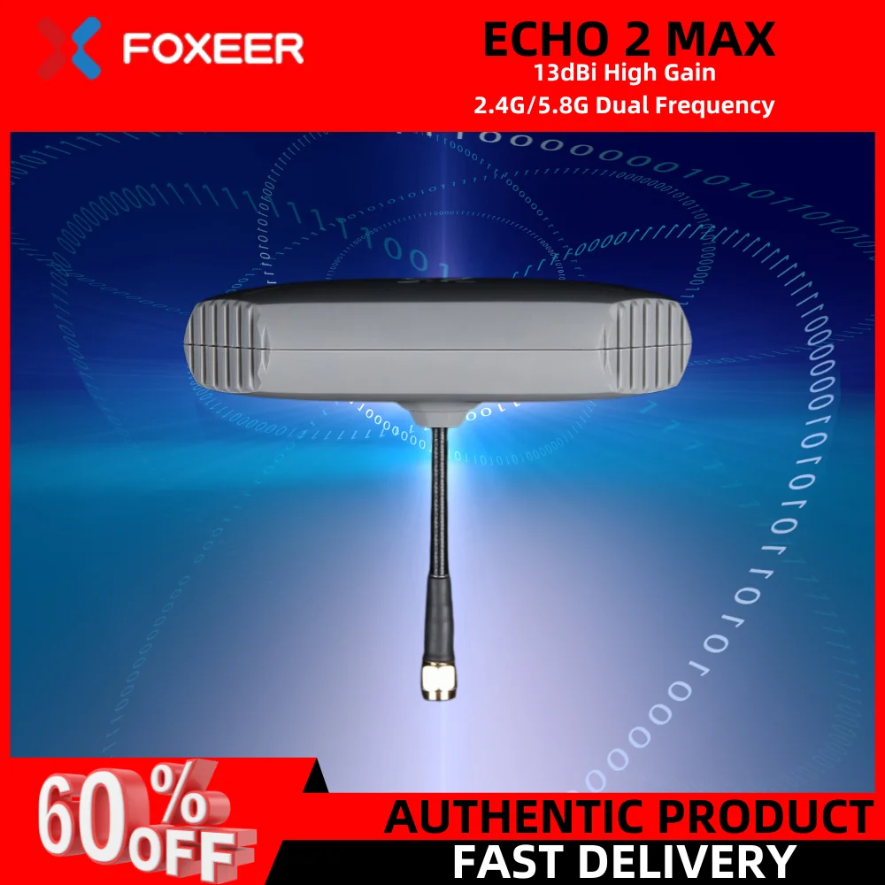 

Foxeer Echo 2 Max 13dBi 5.8G 2.4G Dual Frequency High Gain Directional FPV Antenna SMA/RPSMA For FPV Long Range RC Drone