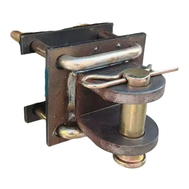 

Trailer tractor, automotive electric vehicle tractor, trailer frame universal connector