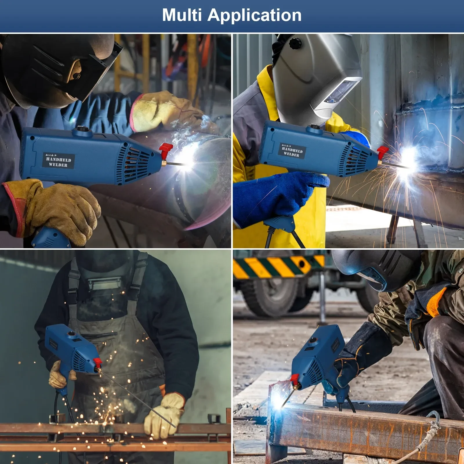 wholesale 220V 4500W Handheld Portable Electric Arc Machine Automatic Digital Intelligent Welding Machine Current Adjustment