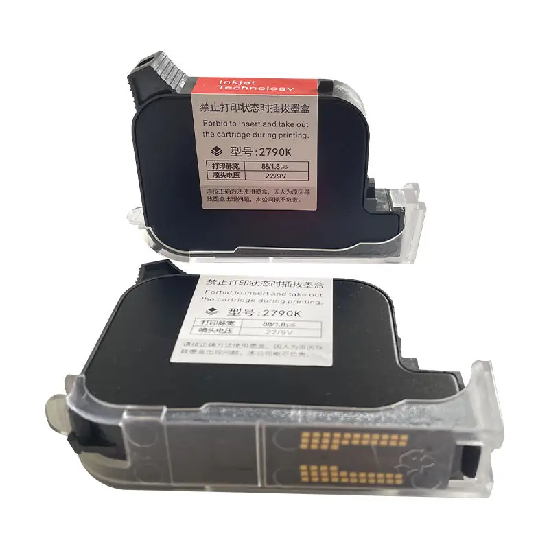 Yaomatec 2790K Eco Solvent Ink Cartridge 12.7mm Fast Dry for Non Encrypted Portable Inkjet Printer