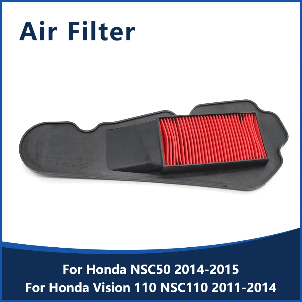 

For Honda NSC50 2014-2015 Vision 110 NSC110 2011-2014 Motorcycle Air Filter Engine Intake Cleaner Replacement Accessories