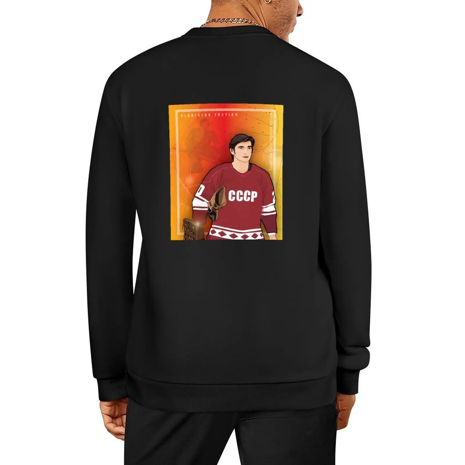 

Classic Goalies - Vladislav Tretiak Pullover tracksuits men's coat men clothes pullover